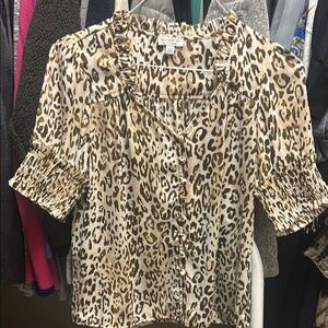 Leopard Print Women's Top